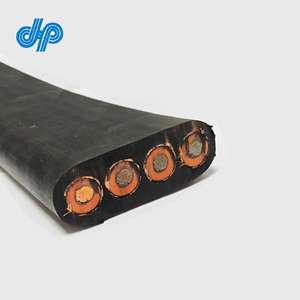 <span class=keywords><strong>สาย</strong></span>เคเบิลปั๊มจุ่มแบบหุ้มสองชั้น กลมหรือแบน 250MCM-3 PVC DI <span class=keywords><strong>สาย</strong></span>ปั๊มดำ พร้อมสายดิน - Product Image 4