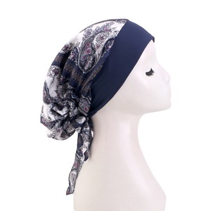 Turbans Chimio pour Femmes, Foulards pour Cheveux Longs, Bandeaux, Bonnets pour Cancer, Bandanas B-4276 - Product Image 2