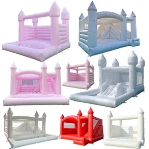 Kids Bouncy Castle Indoor Outdoor Bounce House with blower Slide Inflatable Bouncing Castles house slide