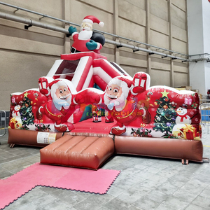 Parque de juegos inflable navideño, tobogán inflable, castillo inflable de calidad comercial para niños. - Product Image 2