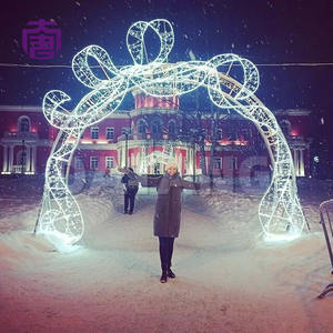 Arco de luz LED 3D personalizado para decoración navideña y festiva durante todo el año, impermeable IP65 - Product Image 4
