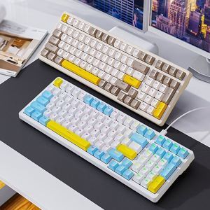 X56-1 K3 MAX New USB Mechanical <b>Keyboard</b> 100-<b>Key</b> <b>Customized</b> Hot Plug Shaft Gaming Desktop <b>Keyboard</b> - Product Image 3