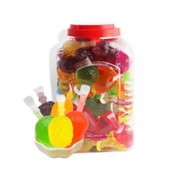 700g Gemengde Smaken Fruitvormige Gelei - Ingeblikt, Verzegeld, Casual Snacks, Groothandel