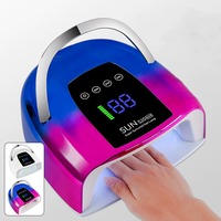200W SUN S20 Max Rechargeable Sans Fil UV Led Lampe À Ongles Blanc Arc-En-Ciel Portable SUN UV LED Sans Fil Salon De Beauté Sèche-Ongles