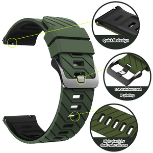 Dây đeo silicon thể thao Aibangjia 22mm dành cho Huawei Watch 5, dây đeo đồng hồ Suunto 9 Peak - Product Image 2