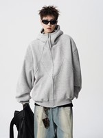 Pull en maille à capuche pour femmes de qualité supérieure, anti-boulochage, 12 GG, respirant, col en V personnalisé disponible