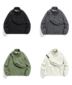 <span class=keywords><strong>Veste</strong></span> polaire unisexe zippée haut de gamme, couleur unie, sur mesure par le fabricant, grande taille, vêtement chaud - Product Image 6