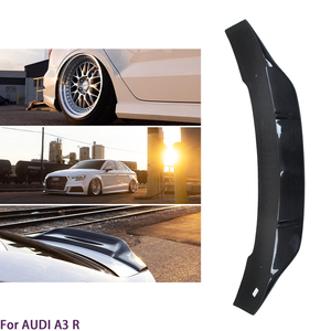 For A3 S3 RS3 8V R Style Real Carbon Fiber Material Rear Spoiler Trunk Wing 2013-2020 - Product Image 2