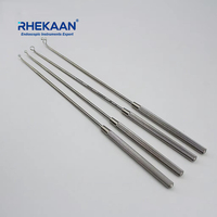 Kit d'instruments manuels Premium Fuxun ENT 3,5 mm en acier inoxydable pour curette, élévateur et boucle nasale, certifié CE