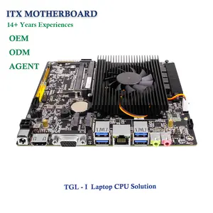 New Computer Mini Main Board 170*170mm Intel@AlderLake-I7-11th 12th Generation HD-MI VGA LVDS DDR4 X86 ITX Motherboards