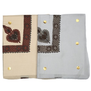 Tradicional yemení saudí bordado Cachemira Shemagh islámico al aire libre desierto bufanda Keffiyeh turbante Yashmagh chales hombres - Product Image 3