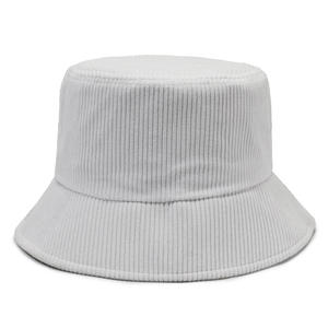 Casual Corduroy Fisherman Hat Embroidery Logo Women's Autumn Winter Small Batch Foldable <b>Large</b> Brim Sunshade Breathable Warm - Product Image 3