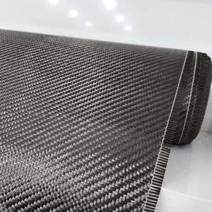 Tissu en fibre de carbone tissé étiré pour l'aérospatiale, l'automobile et le renforcement composite des jouets, tissu en fibre de carbone abrégé - Product Image 3