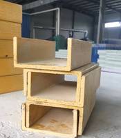 Gouttière de drainage épaissie de nouvelle conception avec couvercle en grille FRP, feuille de fibre de verre, prix d'usine