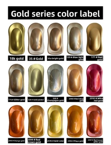 SANVOゴールドスプレーペイント金属400mlローズ光沢のある黄金色エアゾールスプレーペイント - Product Image 2