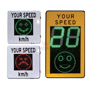 Giá bán buôn tùy chỉnh cảnh báo giao thông kỹ thuật số động thông tin phản hồi MPH Trailer màn hình nhôm Radar giới hạn tốc độ giảm dấu hiệu - Product Image 6