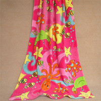 Promotion 100% Cotton Luxury Tropical Soft Adult & Child Beach Towels 70x140cm Printed Bath Towel