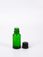 Flacon compte-gouttes en verre ambré rond de 10 ml avec pompe pulvérisatrice, bouchon inviolable, design sérigraphié, pour diffuseur à bâtonnets