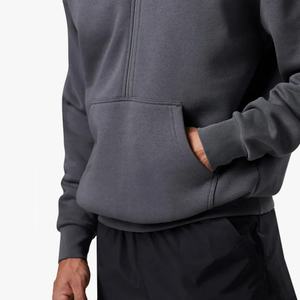 Sudadera con Capucha Personalizada para Hombre, Talla Grande, 400 g/m², Media Cremallera, Logotipo Bordado Personalizado, Sudadera Gruesa para Hombre - Product Image 6
