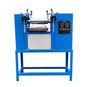 Laboratory Scale PE PP PVC EVA ABS Silicone Rubber Open Two Roll Milling Equipment