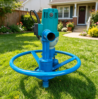 Perceuse rotative électrique portative 2200W pour puits d'eau, machine de forage de puits domestique et d'irrigation 60m