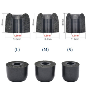 GlobalCrown Memory Foam Earbuds Tips Reemplazo Cómodo Aislamiento de ruido Auriculares de goma de silicona personalizados Accesorios - Product Image 3