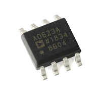 Amplificateur d'instrumentation IC AD623ARZ-R7 à faible consommation, rail-à-rail, 20-VQFN, pad exposé, 2,7V-12V, -40°C~125°C, Précision