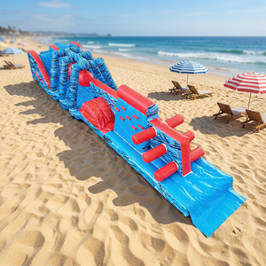 WINSUN Circuito de Obstáculos Inflable para Juegos Acuáticos y Deportes Extremos, Material de PVC, Certificado CE, Capacidad de 300 kg - Product Image 1