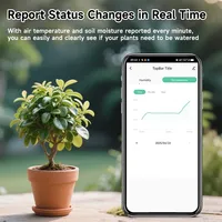 Testeur de sol intelligent WiFi Tuya avec capteur de température et d'humidité, télécommande pour l'automatisation de l'irrigation du jardin PST-ZM-306