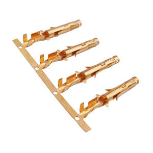 Bornes électriques de soutiens-gorge en cuivre personnalisés ROHS emboutissant des bornes de haute qualité de connecteurs à sertir - Product Image 4