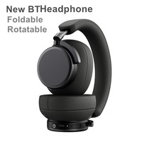 Nouveau casque avec annulation de bruit ANC, batterie amovible, casque sans fil supra-auriculaire, pliable, coussin ultra-doux