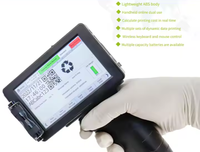 G100ES Handheld inkjetprinter met houdbaarheidsdatum, 12,7 mm draagbaar touchscreen, barcodeprinter voor QR-codes, batchen, kaarten & tubes