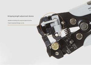 Oem tùy chỉnh đa chức năng tự động dây đồng tước kìm Cáp công cụ Cutter Uốn Tóc bồng Peeler Metric đo lường - Product Image 4