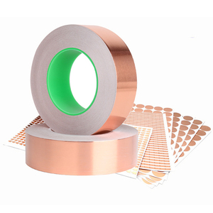 <span class=keywords><strong>Cinta</strong></span> <span class=keywords><strong>de</strong></span> Cobre Personalizada, Autoadhesiva, <span class=keywords><strong>Aislante</strong></span>, Termoconductor, <span class=keywords><strong>de</strong></span> Doble Cara, Resistente a Altas Temperaturas - Product Image 1