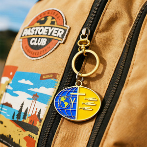 พวงกุญแจโลหะลายตราสัญลักษณ์งาน<span class=keywords><strong>ค</strong></span>าร์นิวัล พวงกุญแจงานเทศกาลแบบกำหนดเอง จี้เ<span class=keywords><strong>ค</strong></span>ลือบลายการผจญ<span class=keywords><strong>ภัย</strong></span> สวนสนุก ของที่ระลึกโลหะสะสม - Product Image 6