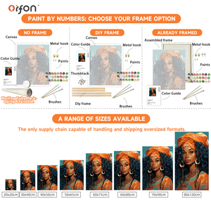 Kits de <span class=keywords><strong>peinture</strong></span> <span class=keywords><strong>par</strong></span> numéros DIY Orfon Factory Drop Shipping - Cyber Neon Waterfront Girl Art Décoration d'intérieur Fournitures d'artisanat - Product Image 4