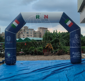 Gerbang Lengkung Tiup Kustom Logo Balap Olahraga Kedap Udara untuk Acara Promosi Merek Dealer Mobil di Luar Ruangan - Product Image 2