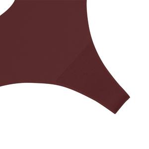 Sous-vêtements sexy pour femmes avec étiquette de logo personnalisés grandes tailles culotte <span class=keywords><strong>string</strong></span> une pièce en nylon et spandex bikini G <span class=keywords><strong>string</strong></span> pour femmes - Product Image 5