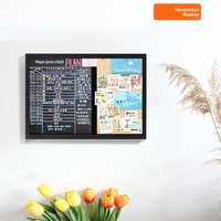 Tableau noir mural miniature pour la maison, couvercle rabattable pour boîte à compteur, tableau d'affichage style réfrigérateur, mur photo magnétique créatif