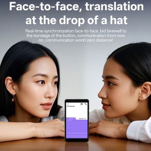 Traductores Inteligentes con IA, 142 Idiomas, En Línea/Fuera de Línea, Pantalla a Color IPS de 18 Pulgadas para Android, Traducción de Fotos en Tiempo Real, Tipo-C - Product Image 6