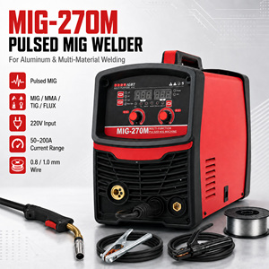 Soudeuse <span class=keywords><strong>TIG</strong></span> à impulsions Mig270m en aluminium, quatre-en-un, onduleur IGBT, machine à souder <span class=keywords><strong>sans</strong></span> <span class=keywords><strong>gaz</strong></span>, usage industriel intensif - Product Image 5