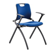 Chaise de formation à assise relevable avec roulettes, chaise de séminaire mobile à roulement fluide, sièges imbriqués pour une salle de formation confortable