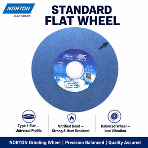 Disco Abrasivo Cerámico Vitrificado <span class=keywords><strong>Norton</strong></span> 38A para Afilado de Herramientas y Acero Endurecido - Product Image 1