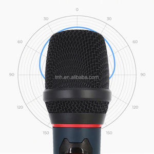 TNH um-x12 mikrofon pengisian daya nirkabel Universal mikrofon dinamis UHF Cerdas tampilan LED untuk konferensi kinerja langsung - Product Image 3