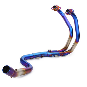 Para Kawasaki <span class=keywords><strong>Z250</strong></span> Z300 Ninja250 Ninja300 <span class=keywords><strong>Ninja</strong></span> <span class=keywords><strong>250</strong></span> 300, tubo de escape de motocicleta modificado, tubo de enlace frontal de 51mm, tubo de Rotonda inoxidable - Product Image 3