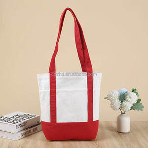 Полосатая парусиновая сумка для покупок - Product Image 5