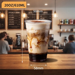 Gobelets en plastique personnalisés de 32 oz avec couvercles et pailles, en forme de U, pour boissons glacées - Product Image 6
