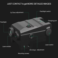 Lampe tactique compacte LED JG25 R+T avec viseur laser rouge, lampe de chasse en métal à haute visibilité