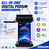 Podio Digital Inteligente Todo en Uno con Pantalla Táctil para Soluciones de Salas de Conferencias y Auditorios