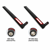 Dual Band WiFi Antenna 2.4G 5.8G 6dBi High Gain SMA-J External Omni for WiFi 6 6E Router Industrial IoT Gateway Node